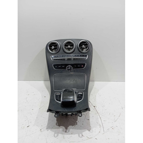 Console Central Moldura Botões Mercedes C300 2015 2018